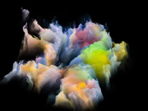 3D Paint Stock Illustration