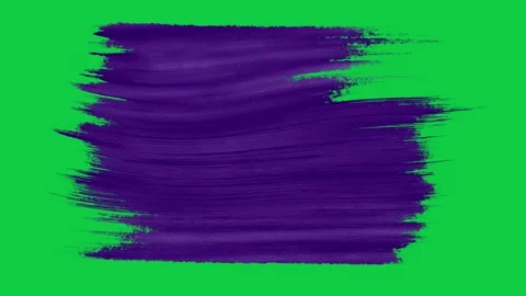 3D painted flowing brush strokes artistic stripes design on green screen alpha Stock Footage 317805815
