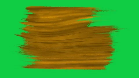 3D painted flowing brush strokes artistic stripes design on green screen alpha Stock Footage 317805817