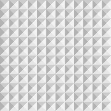 3D paper pyramids. Seamless vector pattern background Illustrazione stock