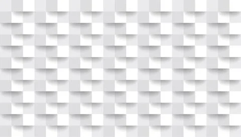 3D paper style background. White geometric texture. Vector EPS 10 Stock Illustration
