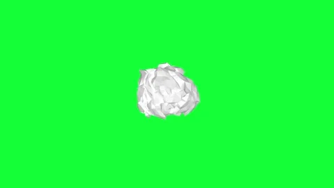 3D paper unfolds outward on mint green screen. Great for logos, text Stock Footage 297064693