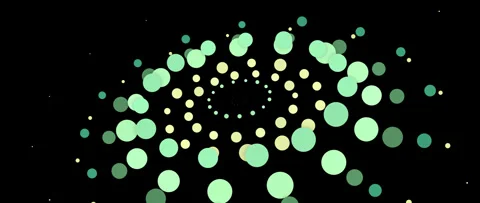 3d particles animation using effect Stock Footage 297003186