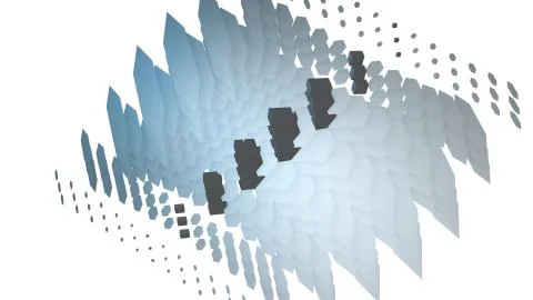 3D particles background Abstract Artwork Illustration Stock Illustration