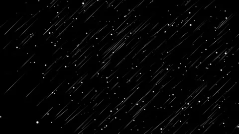 3D particles falling at an angle against a dark background, creating a dynamic Stock-Footage 283521750