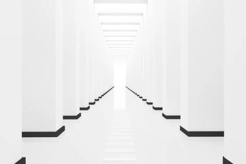 3d passage Stock Illustration