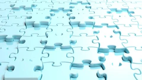3D pastel puzzle background Illustrazione stock