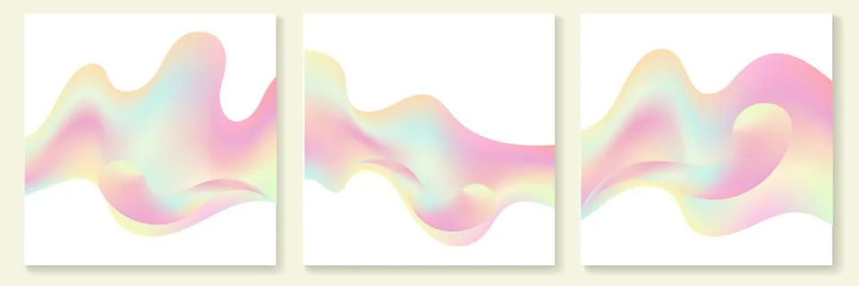 3d pastel silk vector background, abstract shine pearl social media backdrop Stock Illustration