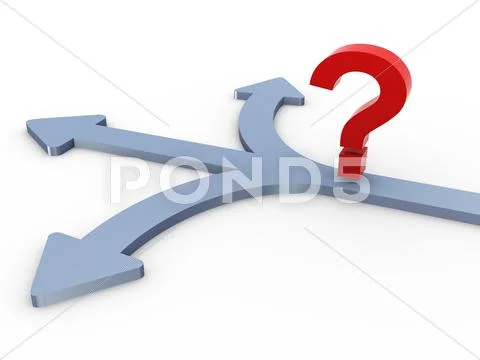 3d path selection Stock Illustration