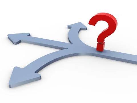 3d path selection Stock Illustration