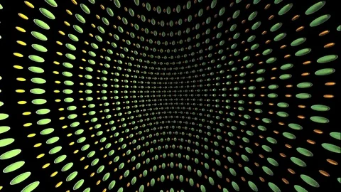 3D Pattern of Abstract Balls Loop Stock Footage 83862960