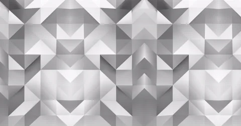 3d pattern abstract geometric polygon surface motion background loop 4k Stock Footage 66392540
