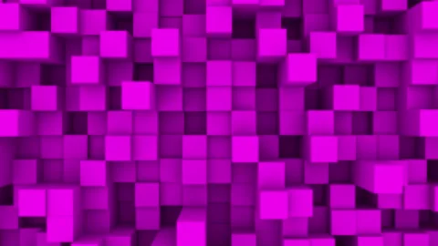 3d pattern of cubes purple Stock Footage 195353275