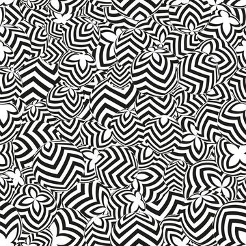 3D pattern seamless of abstract shapes Stock Illustration