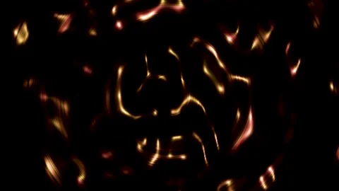 3d patterns of flames surface abstract background. gold color liquid wave t.. Stock Footage 280169218