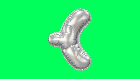 3D Pearl Chrome balloon Curly Braces Symbol animation  Stock Footage 263240553