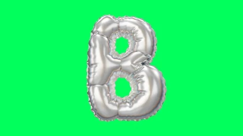 3D Pearl Chrome balloon Letter D animation Stock Footage 263239912