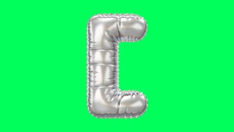 3D Pearl Chrome balloon Square Brackets Symbol animation  Stock Footage 263240552