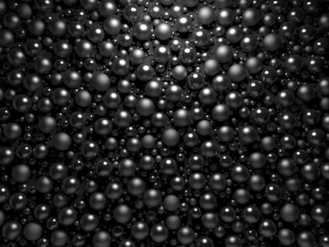 3d pearls background Stock-Illustration