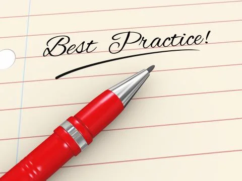 3d pen on paper - best practice Stock Illustration
