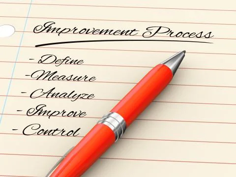 3d pen on paper - improvement process Stock Illustration