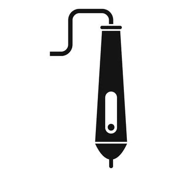 3d pen technology icon, simple style イラスト素材