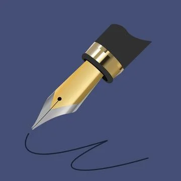 3D pen tool symbol - Vector illustration イラスト素材