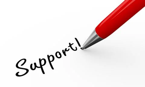 3d pen writing support Stock Illustration