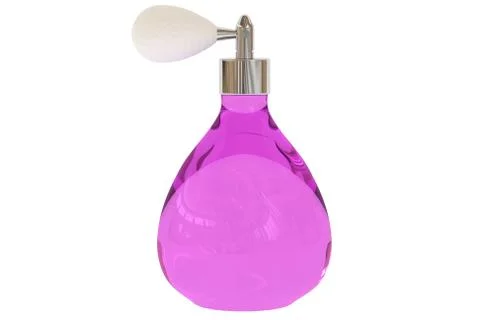 3d perfume bottle Stock Illustration