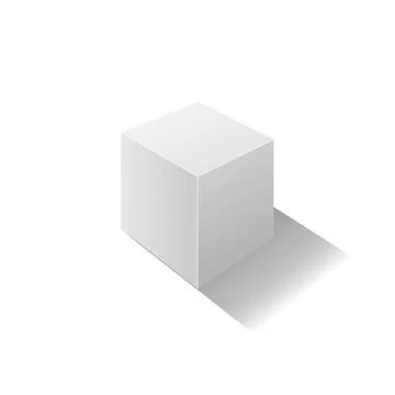 3d Perspective box shadows and highlights Stock Illustration