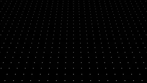 3D perspective floor white dot grid seamless loop animation moving forward. Stock Footage 318103661