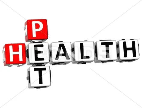 3d pet health crossword Stock Illustration