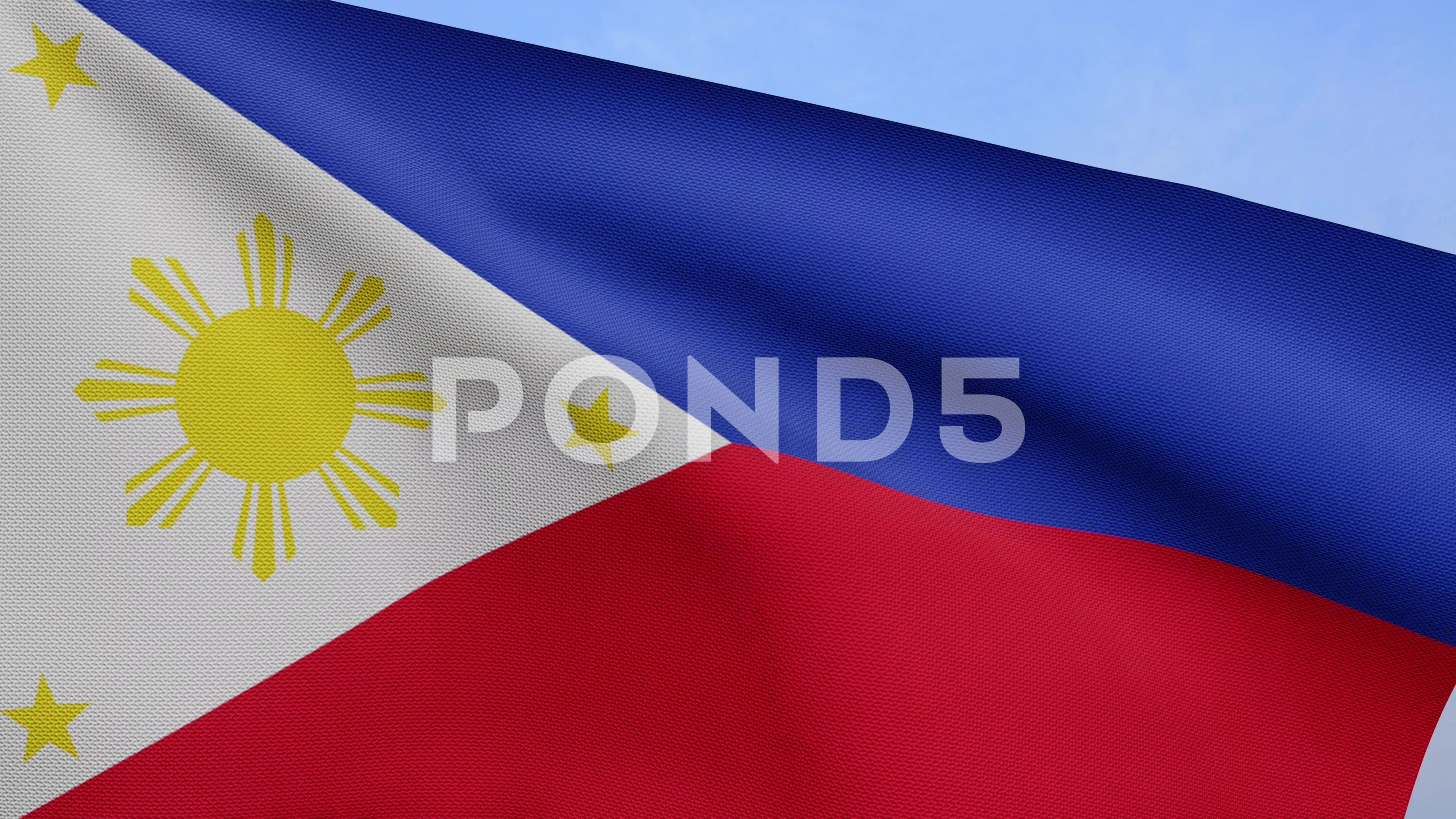 philippine flag 3d moving