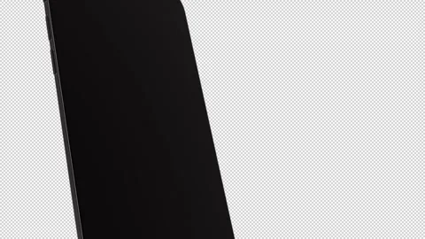 3D Phone With Alpha Channel 11 Stock Footage 242007251