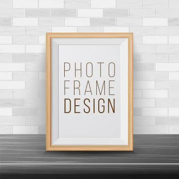 3d Photo Frame Vector. Rectangular Frame Template. Good For Posters イラスト素材