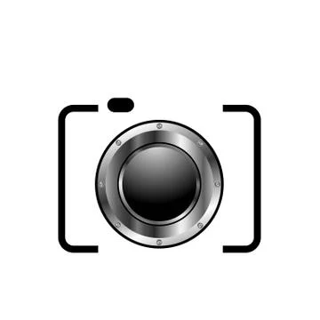 3d photography logo Stock Illustration