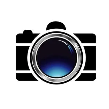 3d photography logo  Stock Illustration