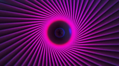 3D Pink Abstract  Psychedelic Tunnel 動画素材 72327855