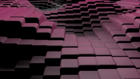 3D pink block background in random movements Stock Footage 103854080