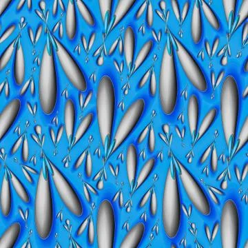 3d pink bud type or drop seamless pattern イラスト素材