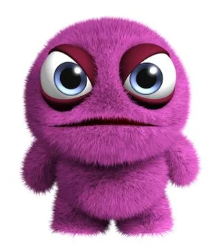 3d pink freak Stock-Illustration