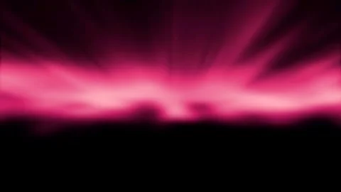 3D pink light bubbles, stripes on black background. Stock Footage 247359481