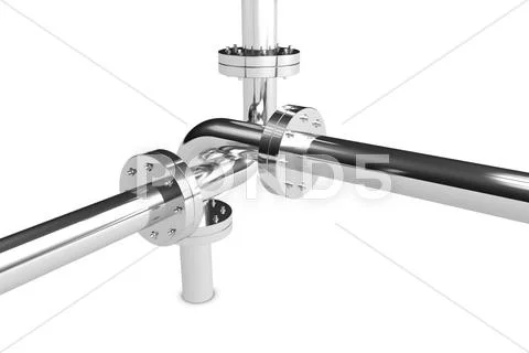 3d pipeline Stock Illustration