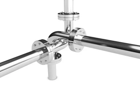 3d pipeline Stock Illustration