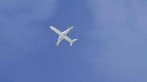 3D plane 02 Stock Footage 735276