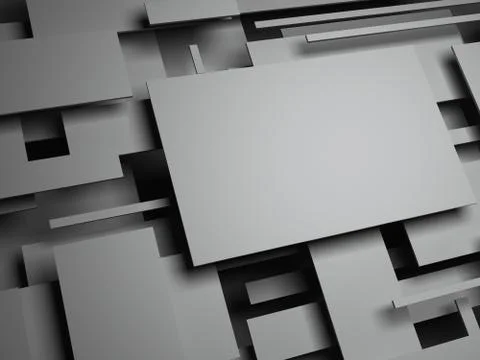 3d plane. abstract render イラスト素材