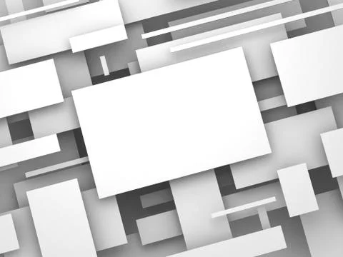 3d plane. abstract render Illustrazione stock