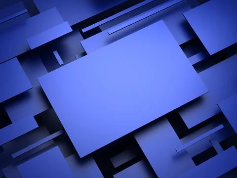 3d plane. abstract render イラスト素材