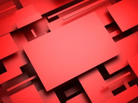 3d plane. abstract render Illustrazione stock