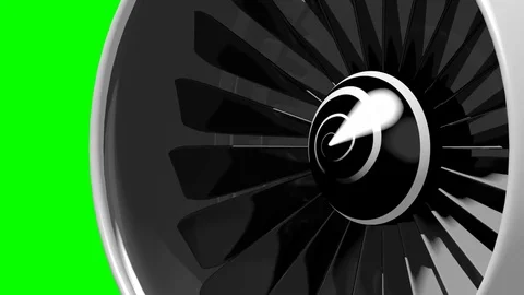 3D plane engine/ jet engine Video stock 80832128